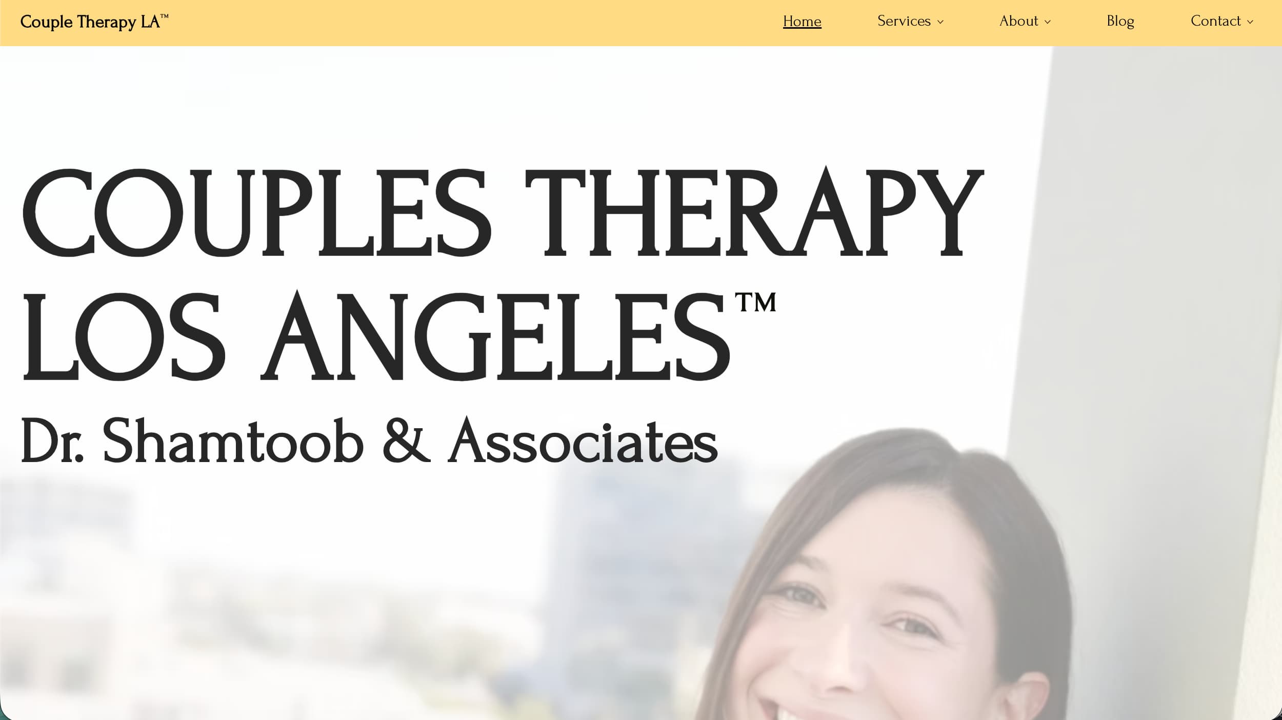 Couple Therapy LA website example