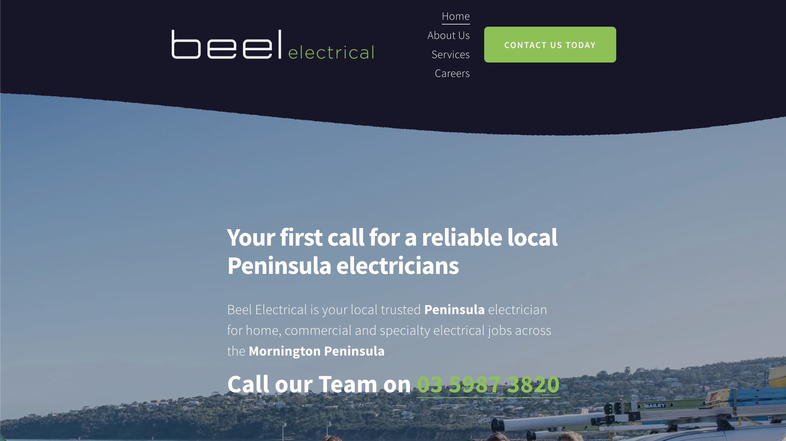 Beel Electrical electrician website example