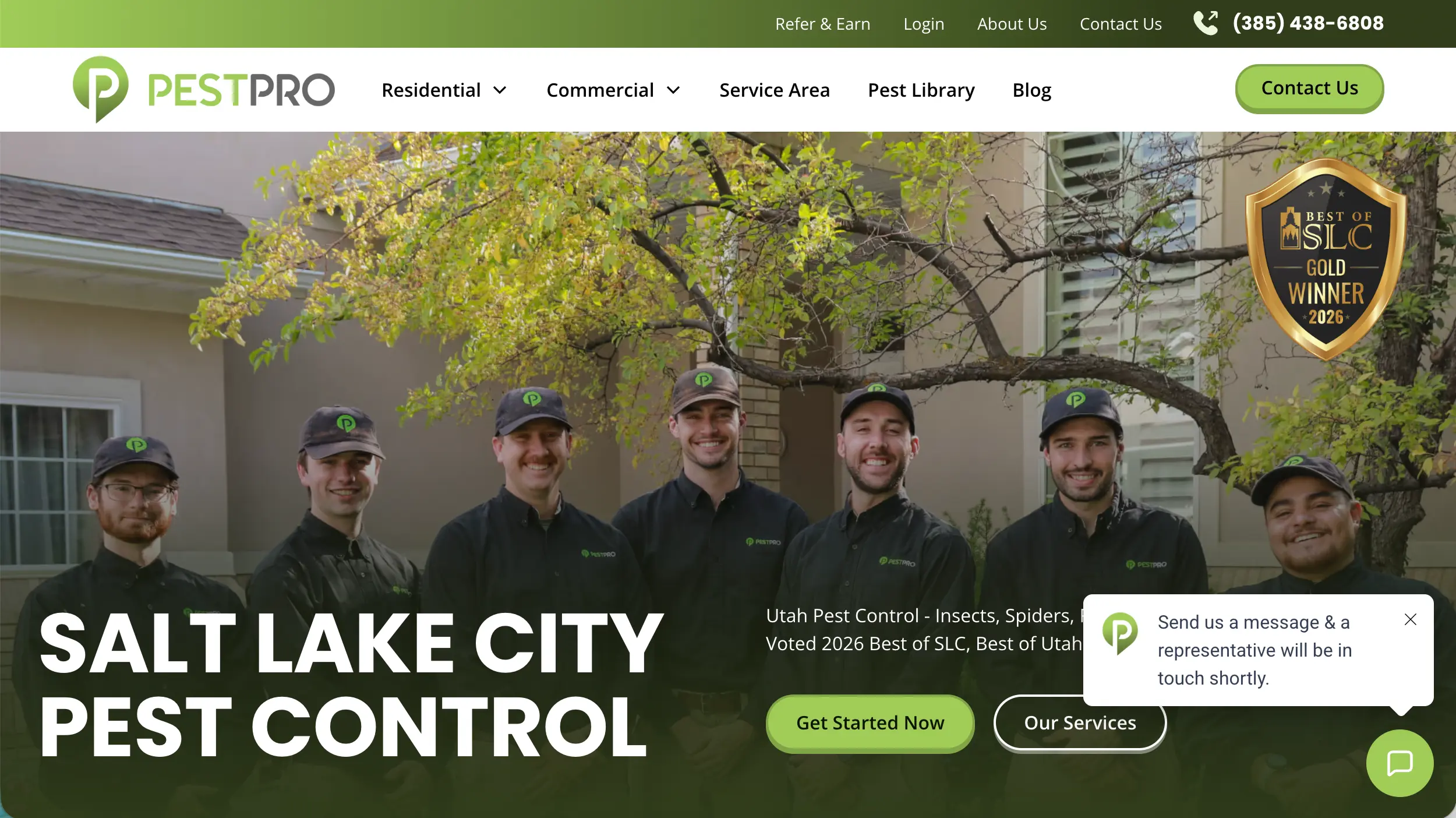 Pest Pro Pest Control website example