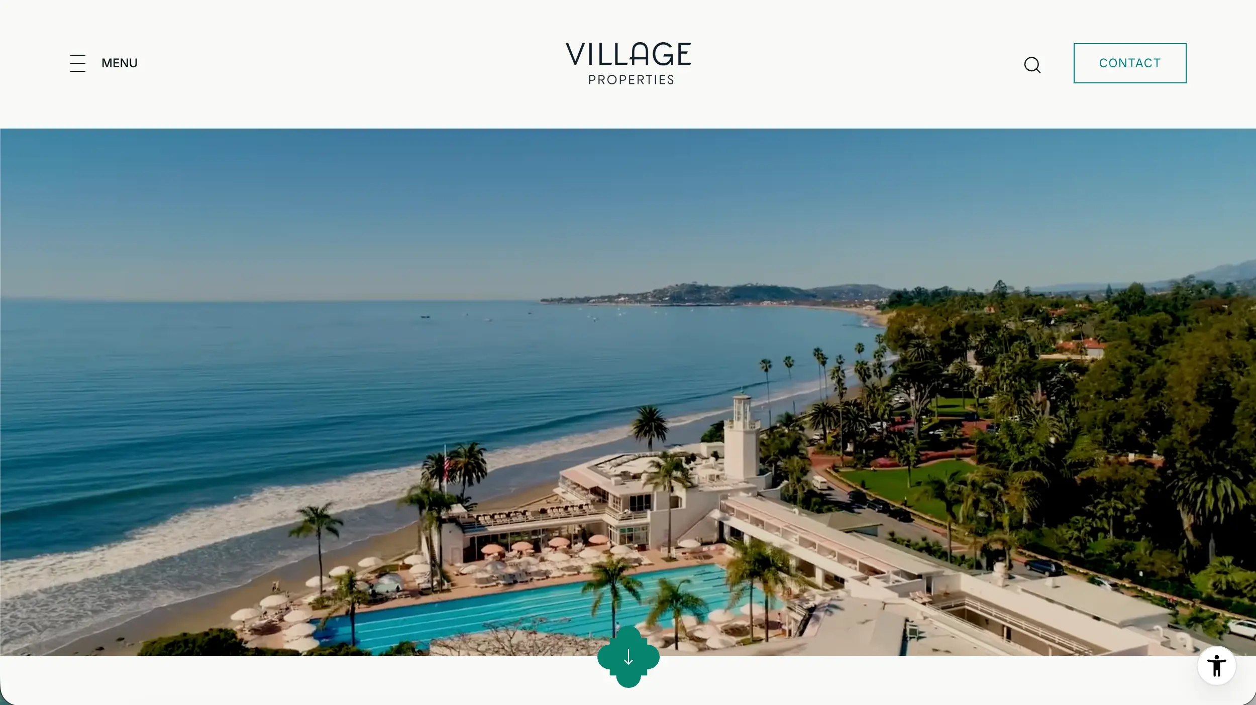 Village Properties Santa Barbara real estate website example
